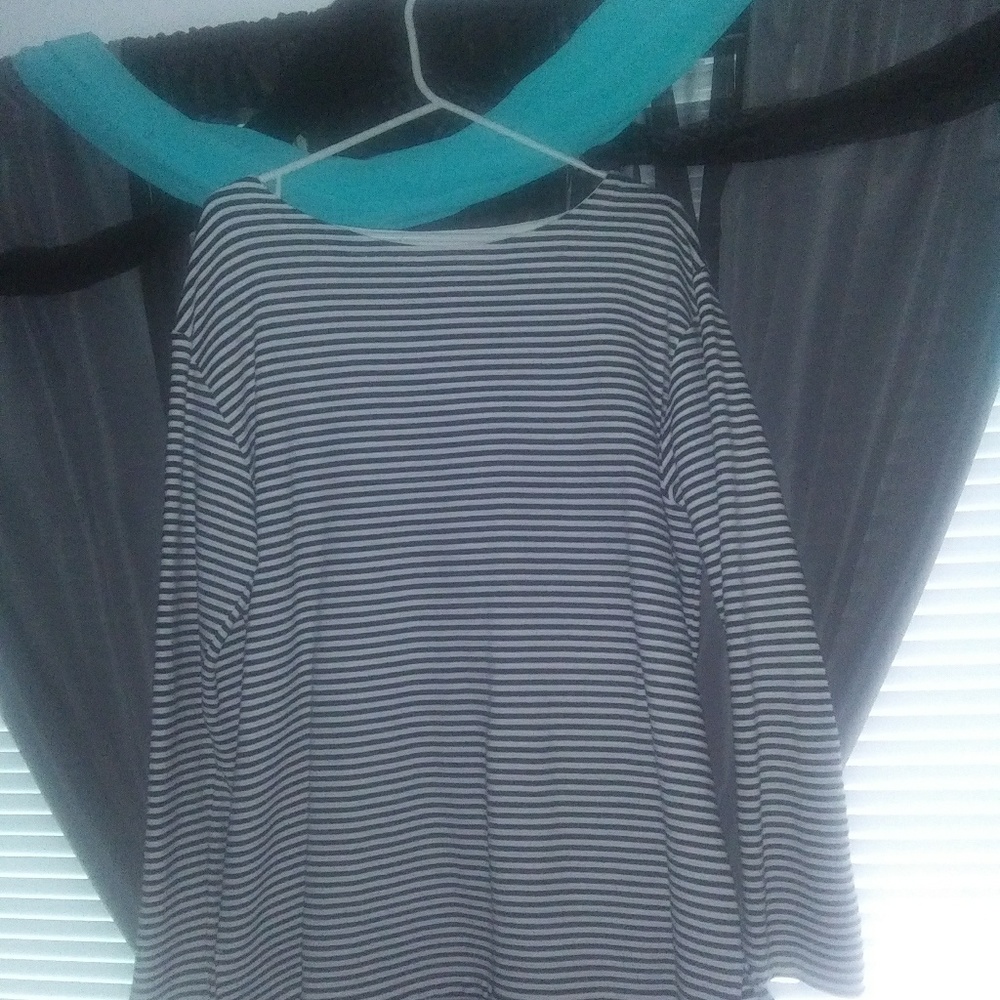 Nice blue and white blouse